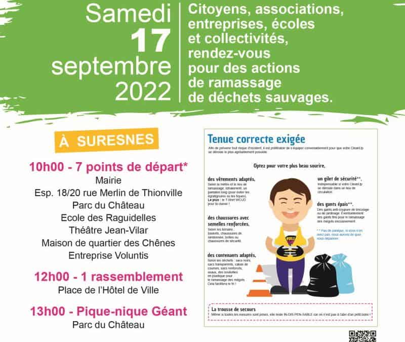 Suresnes CleanUp Day 2022